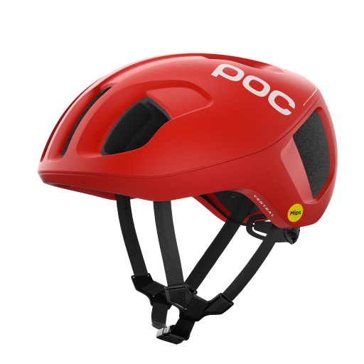 POC Ventral MIPS (CPSC) Cycling Helmet Prismane Red Matt LRG-