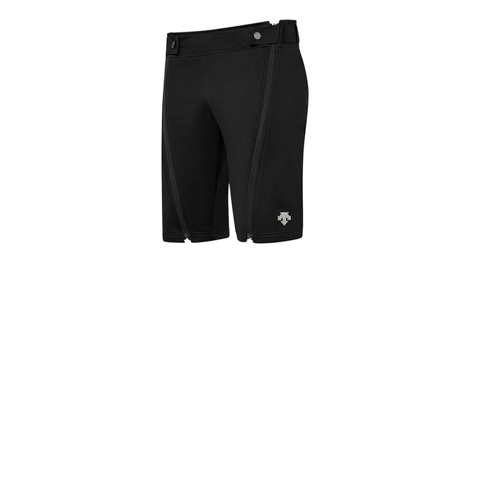 Softshell pants Descente Softshell Half Pants Black - 2023/24 | Ski ...