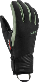 Gloves LEKI Sparrow 3D Women Black/Dust/Green - 2024/25