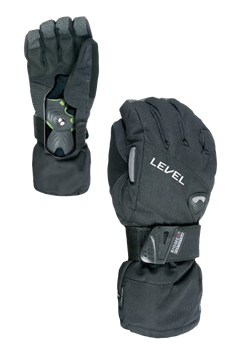 Gloves Level Half Pipe Gore-Tex Black - 2024/25