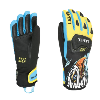 Gloves Level Race JR Yellow-Blue - 2024/25