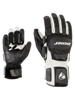 Gloves Ziener Gatos PR Glove Race Black  - 2024/25