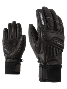 Gloves Ziener Gisor AS (R) Man Glove Ski Alpine Black - 2024/25