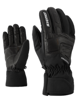 Gloves Ziener Glyxus AS(R) Glove Ski Alpine Black - 2024/25