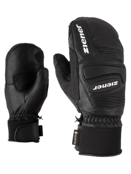 Gloves Ziener Guardi GTX + Gore Plus Warm PR Mitten Glove Ski Alpine Black - 2024/25