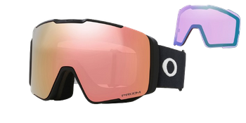 Goggles Oakley Line Miner Pro M Matte Black Prizm Rose Gold + spare lenses Prizm Iced - 2024/25