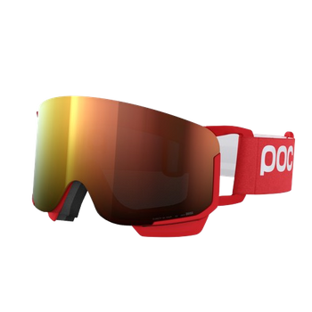 Goggles POC  Nexal Mid Prismane Red/Partly Sunny Orange - 2024/25