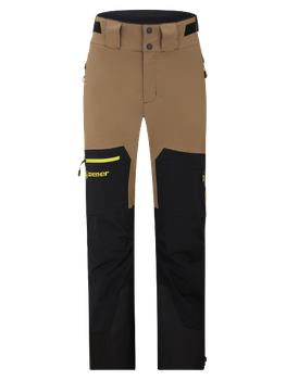 Ski pants Ziener Tewes Full-Zip Man Black Mustard - 2023/24