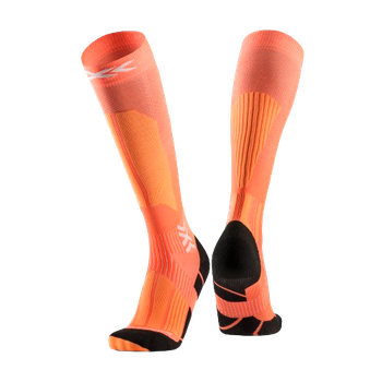 Ski socks X-Socks Ski Perform OTC WMN X White/Lavender - 2024/25