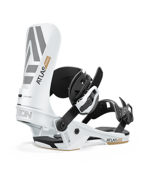 Snowboard Bindings Union Atlas Pro Metalic White - 2024/25