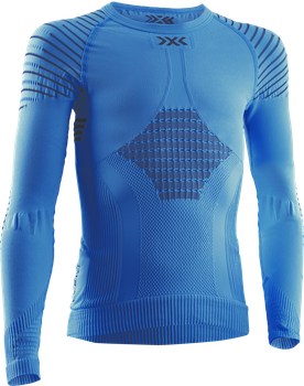 Thermal underwear X-Bionic Invent 4.0 Shirt LG SL Junior Teal Blue/Anthracite - 2024/25