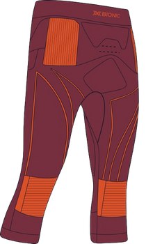 Thermal underwear X-bionic Energy Accumulator 4.0 Pants 3/4 Men Dune Red/Orange - 2024/25