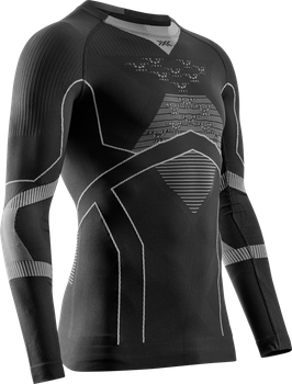 Thermal underwear X-bionic Energy Accumulator Light Shirt LS Black/Light Grey - 2024/25