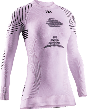 Thermal underwear X-bionic Invent 4.0 Shirt LG SL Women Winsome Orchid/Opal Black - 2023/24