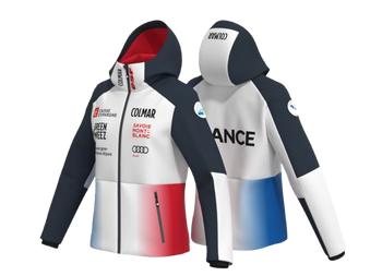 Women's ski jacket Colmar Replica Ski Jacket White/Black/Blue/Red - 2024/25