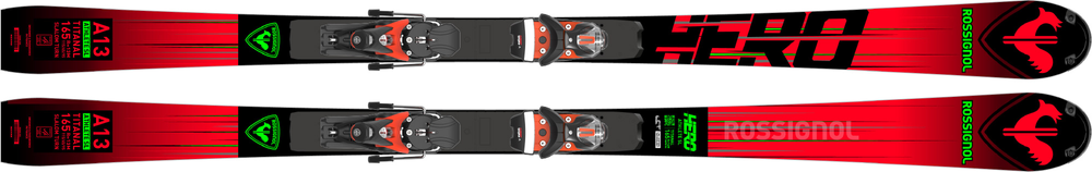 Skis Rossignol Hero Athlete FIS SL 157 cm + Spx 12 Rockerace GW