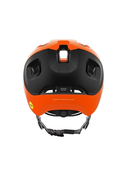 Bicycle helmet POC Axion Race MIPS Fluorescent Orange/Uranium Black Matt - 2024