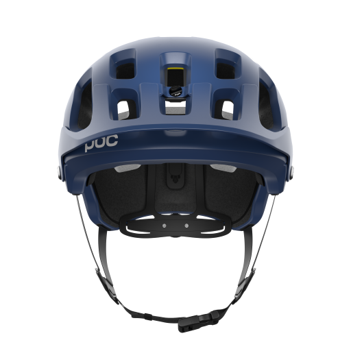 Bicycle helmet POC Tectal Race MIPS Lead Blue/Hydrogen White Matt