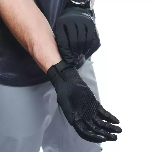 Cycling gloves Hgc Hybrid Gloves Black/Black - 2023