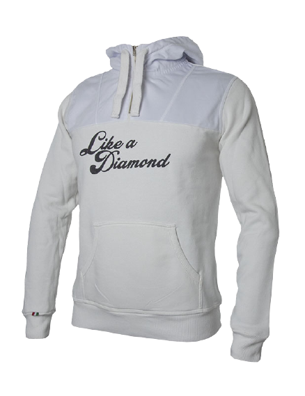 ENERGIAPURA Sweatshirt Svarte Like A Diamond White