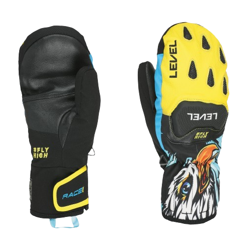 Gloves Level Race Replica Mitt Yellow-Blue - 2024/25