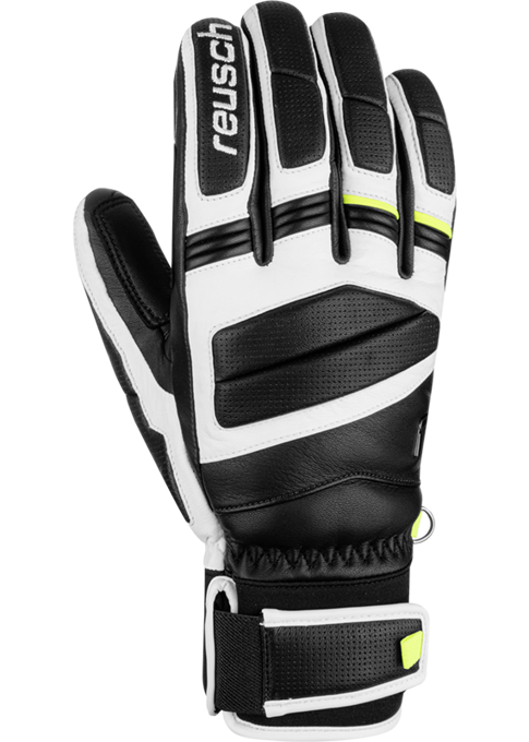 Gloves Reusch Master Pro Black/White/Safety Yellow - 2024/25