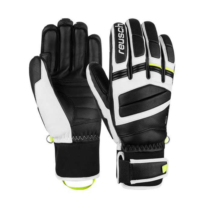 Gloves Reusch Master Pro Black/White/Safety Yellow - 2024/25