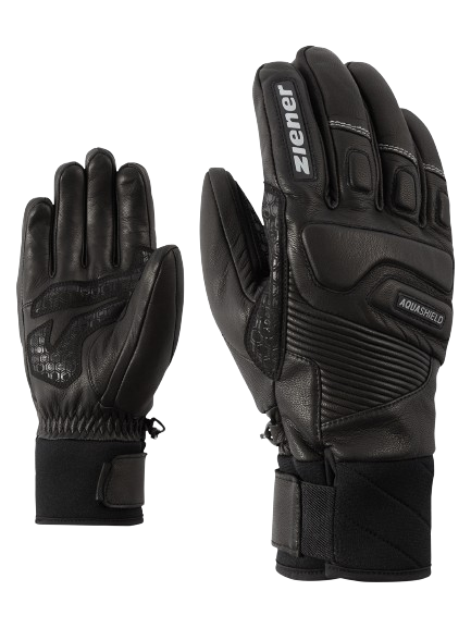 Gloves Ziener Gisor AS (R) Man Glove Ski Alpine Black - 2024/25