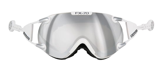 Goggles Casco FX70 Carbonic White Silver - 2024/25