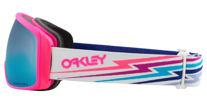 Goggles Oakley Flight Tracker M White Bolt Prizm Snow Sapphire Iridium - 2024/25