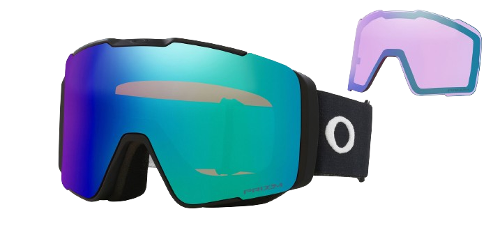 Goggles Oakley Line Miner Pro L Matte Black Prizm Argon + spare lenses Prizm Iced - 2024/25