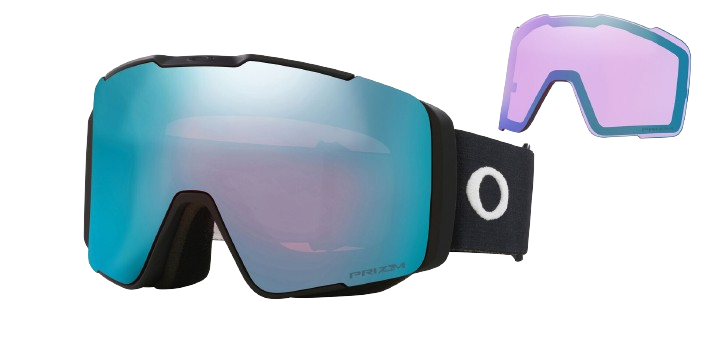 Goggles Oakley Line Miner Pro L Matte Black Prizm Sapphire + spare lenses Prizm Iced - 2024/25