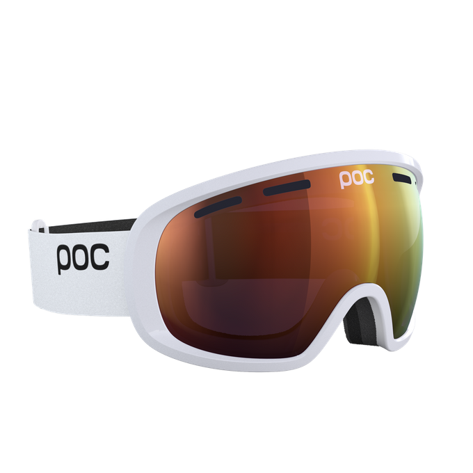 Goggles POC Fovea Hydrogen White/Partly Sunny Orange - 2024/25