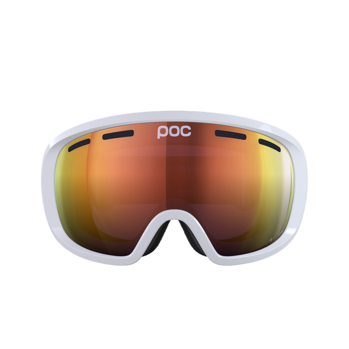 Goggles POC Fovea Hydrogen White/Partly Sunny Orange - 2024/25