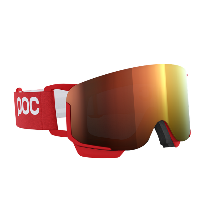 Goggles POC  Nexal Mid Prismane Red/Partly Sunny Orange - 2024/25