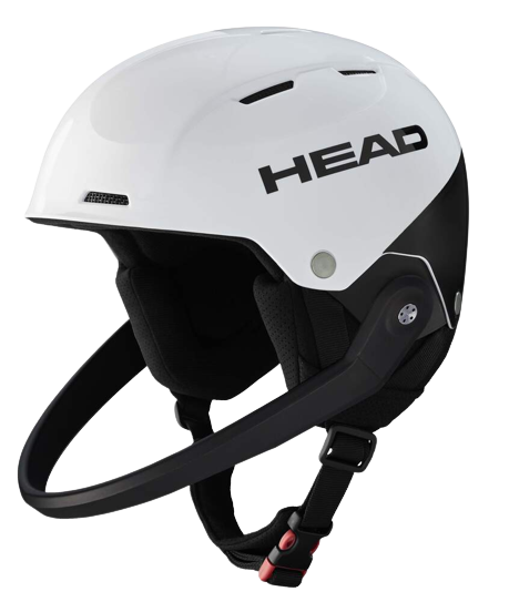 Helmet HEAD Team SL White/Black + Chinguard - 2024/25