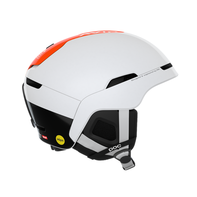 Helmet POC Obex Bc Mips Hydrogen White/Fluorescent Orange Avip - 2023/24