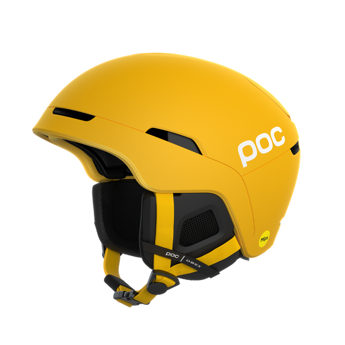 Helmet POC Obex Mips Sulphite Yellow Matt - 2023/24