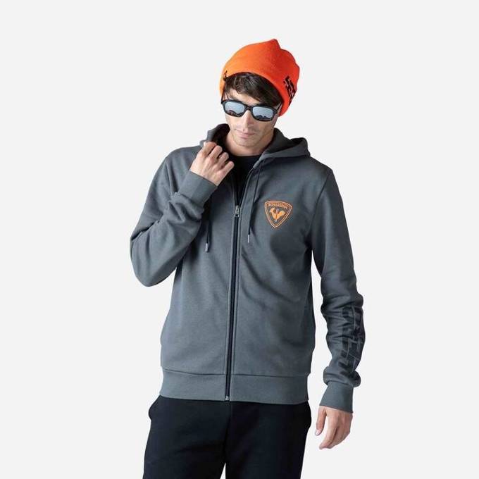 Hoodie Rossignol Hero FZ Hoodie Onyx Grey - 2023/24