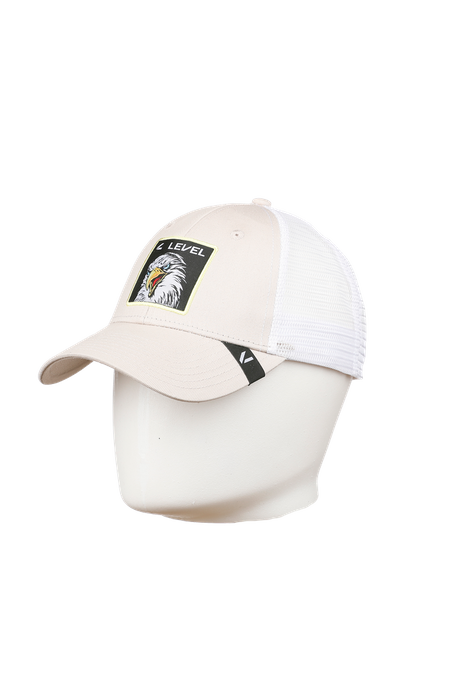 Level Cap Mesh Eagle White - 2023/24