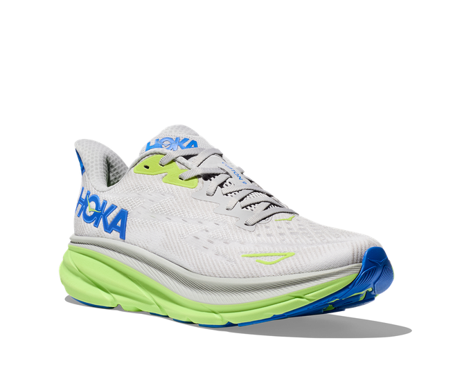 Men shoes Hoka Clifton 9 Stardust/Electric Cobalt