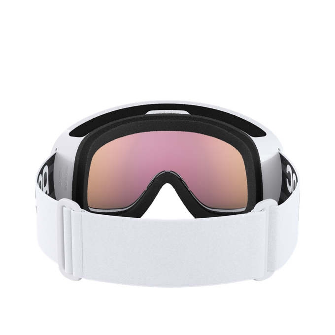 Ski goggles POC Fovea Mid Hydrogen White/Partly Sunny Orange - 2024/25