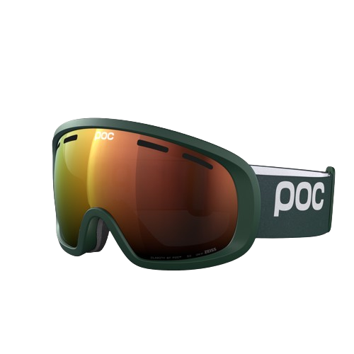 Ski goggles POC Fovea Mid Pargasite Green/Partly Sunny Orange - 2024/25