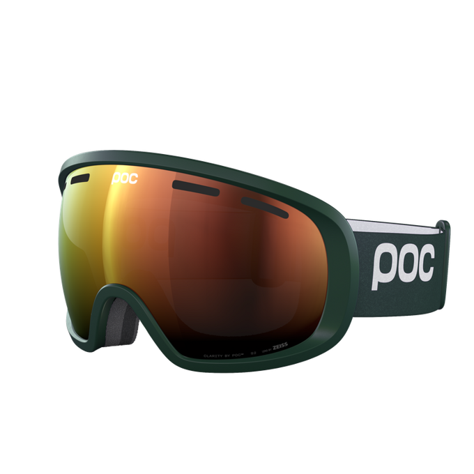 Ski goggles POC Fovea Pargasite Green/Partly Sunny Orange - 2024/25