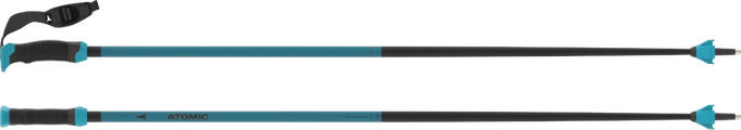 Ski poles Atomic Redster X Carbon SQS Teal Blue – 2024/25