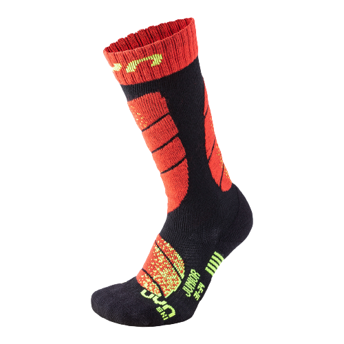 Ski socks Uyn Ski Junior Black/Red - 2023/24