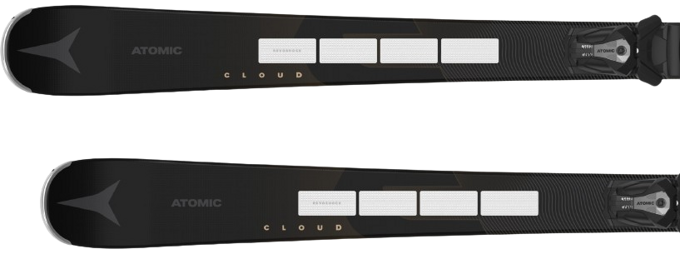 Skis Atomic Cloud C14 Revoshock S + MI 12 GW Black/Smoke - 2024/25