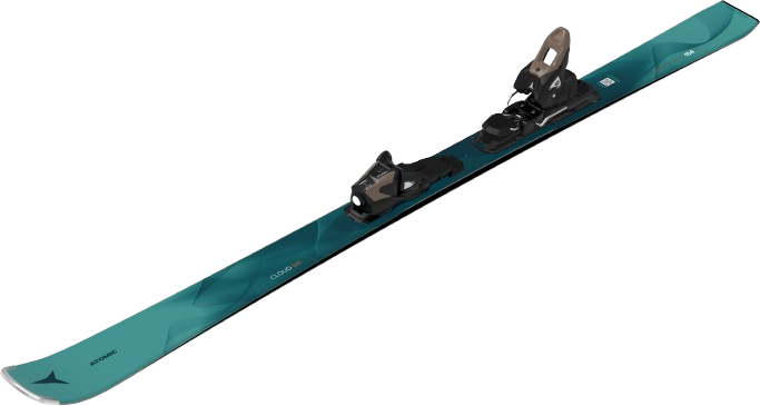 Skis Atomic Cloud Q8 + M 10 GW Black/Sand - 2024/25