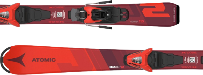 Skis Atomic Redster J2 100-120 + C 5 GW Red/Black - 2024/25