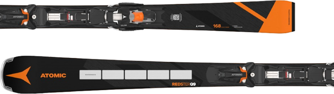 Skis Atomic Redster Q9 Revoshock S + X 12 GW Black/Orange - 2024/25